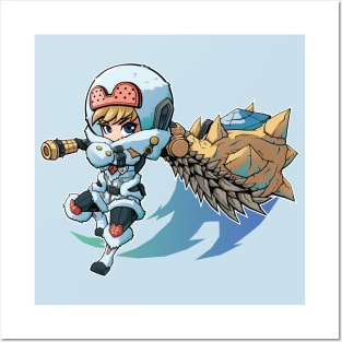 Monster Hunter Chibi Hunting Horn Posters and Art